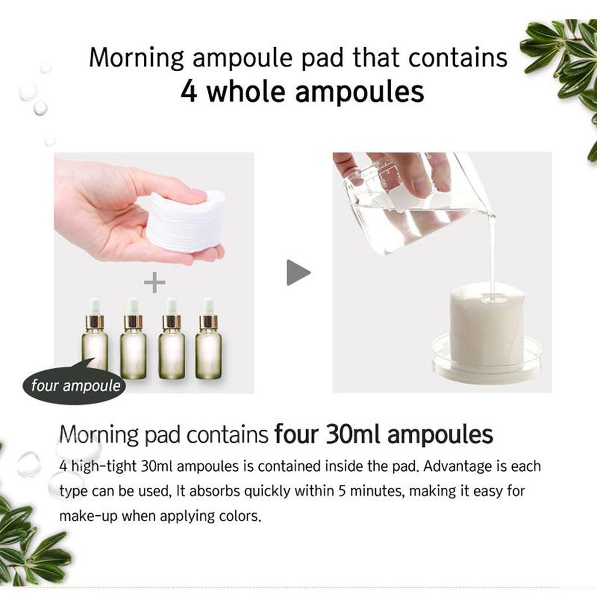 EYENLIP MORNING AMPOULE PAD 3 TYPE KBeauty Connect