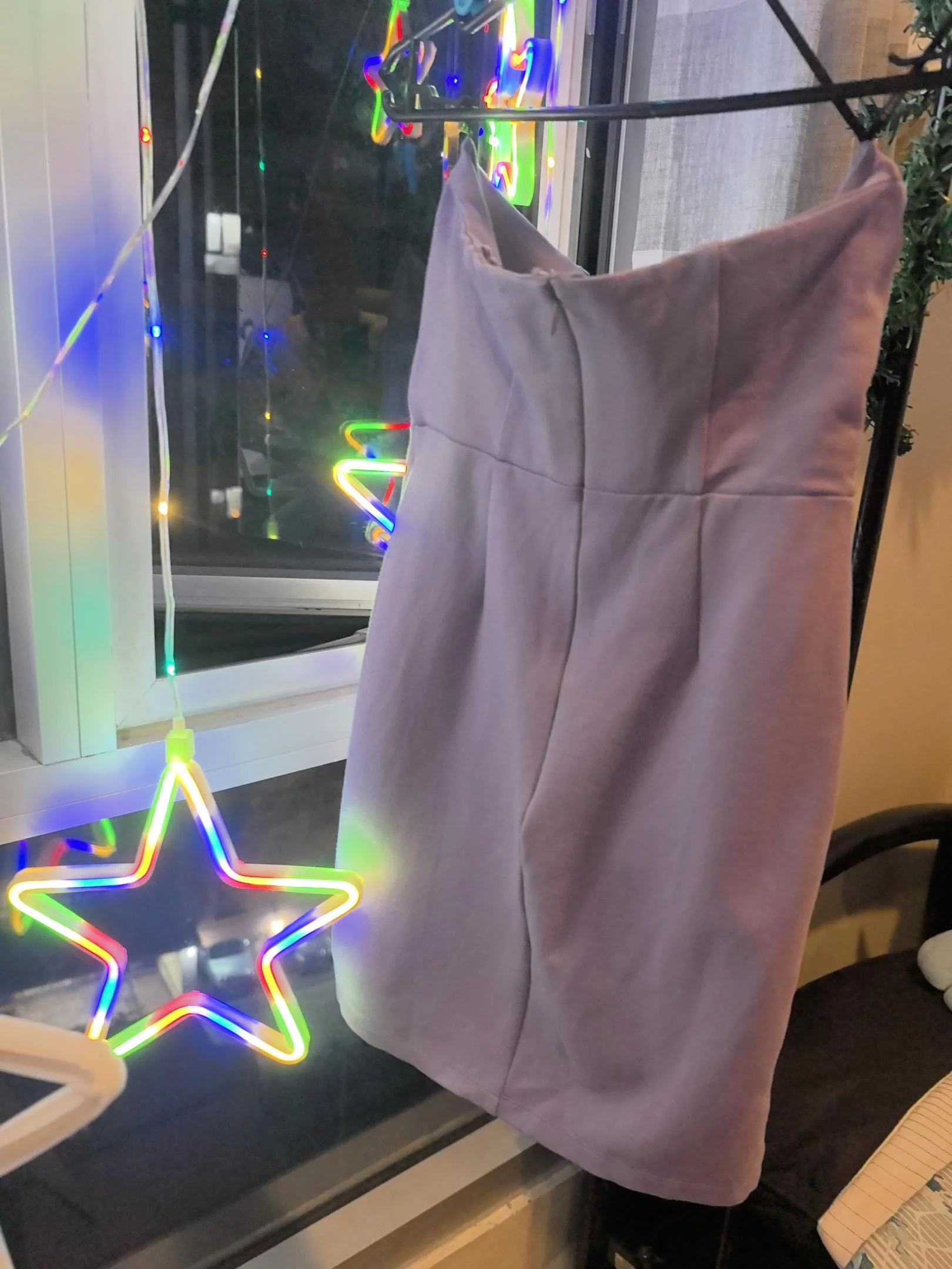 Purple Bandeau dress