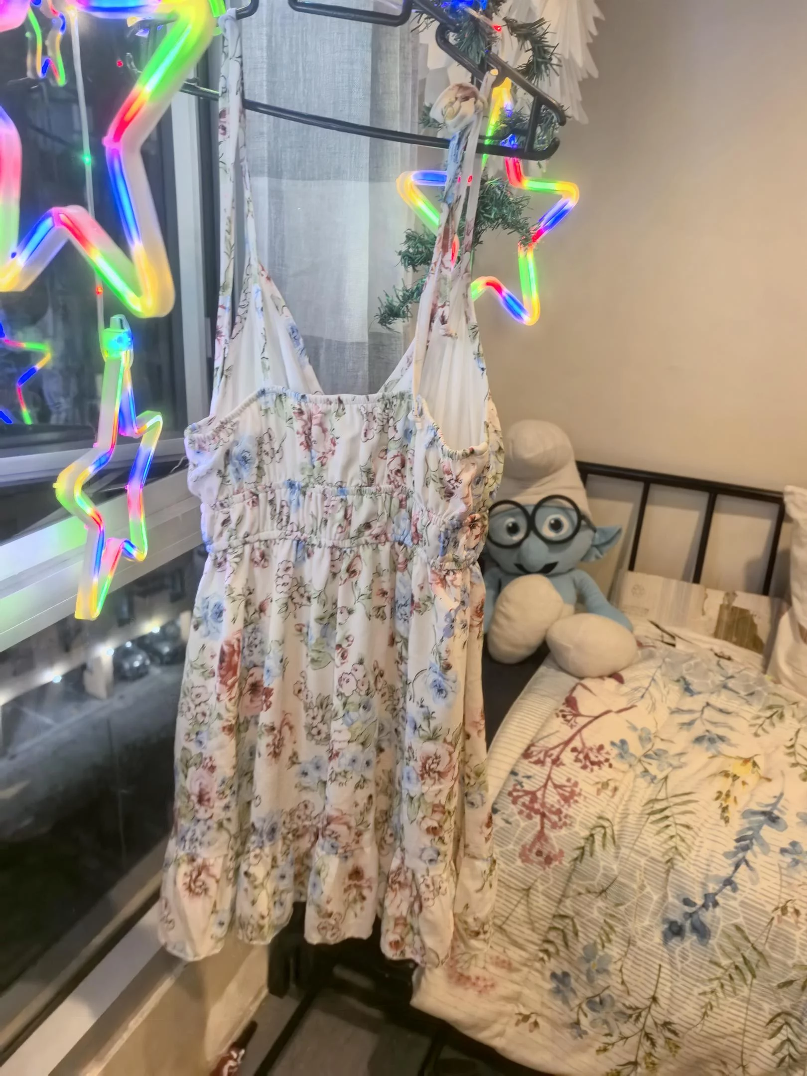 Floral strap dress