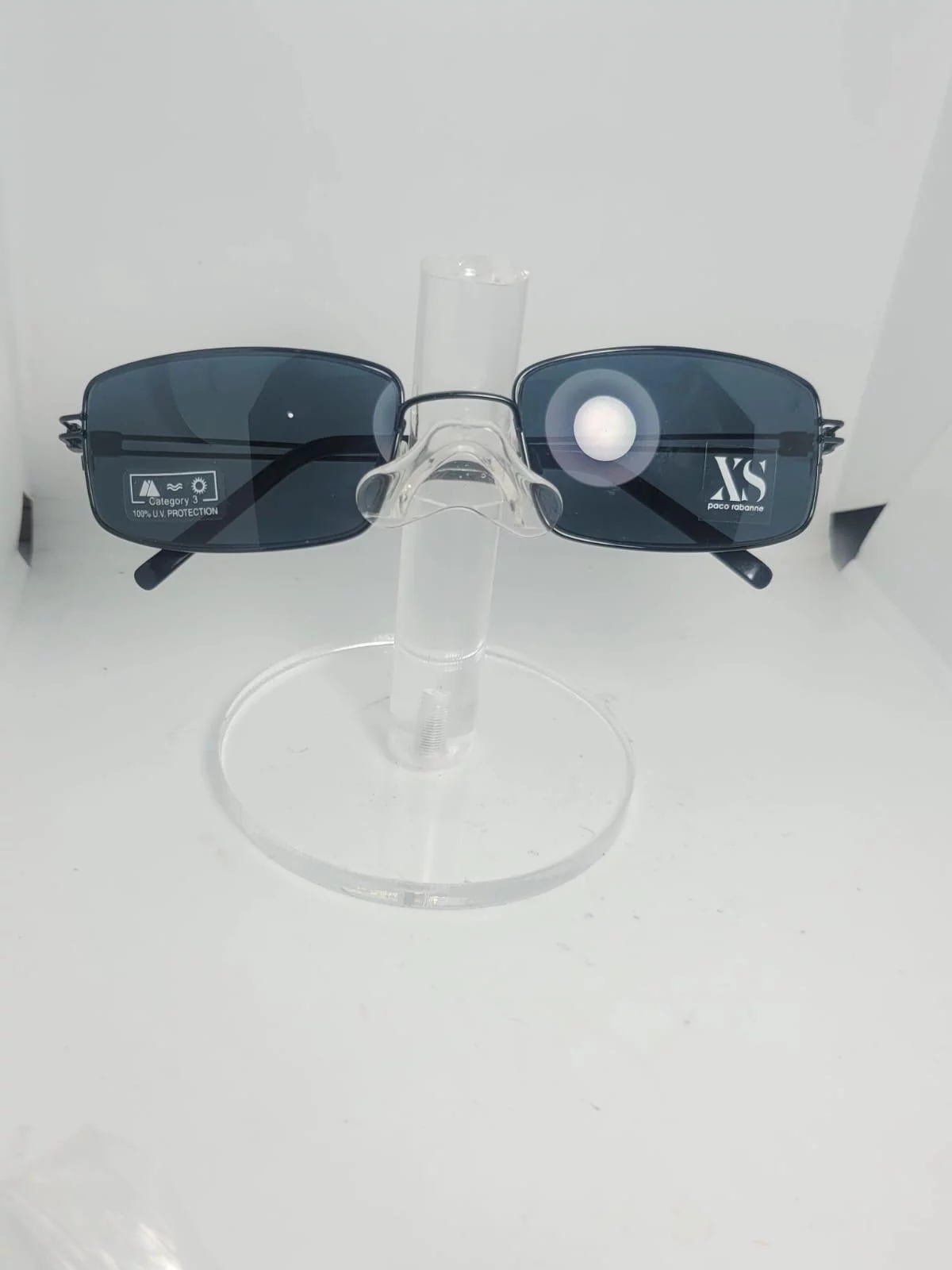 Vintage Y2K Paco Rabanne XS 371 Black Sunglasses
